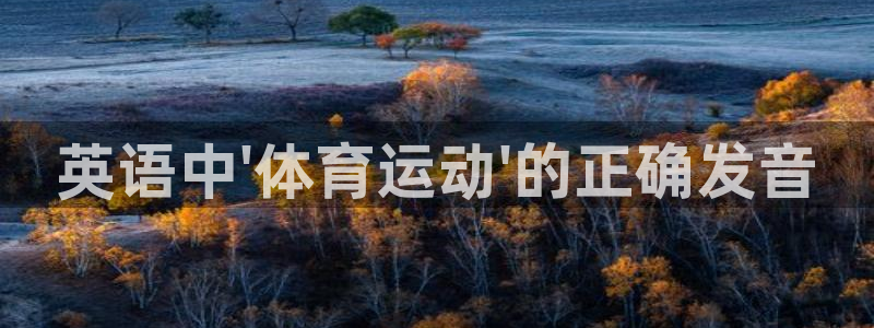 米兰体育官网下载招商电话是多少啊：英语中\'体育运动\'的正