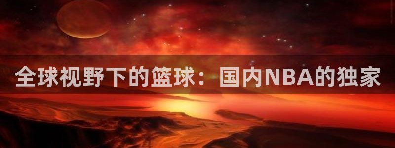 新球体育直播：全球视野下的篮球：国内NBA的独家