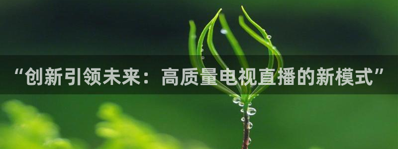 新球直播：“创新引领未来：高质量电视直播的新模式”